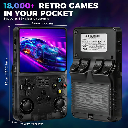 R36S Retro Portable Game Console Built-in 20,000 Classic Games