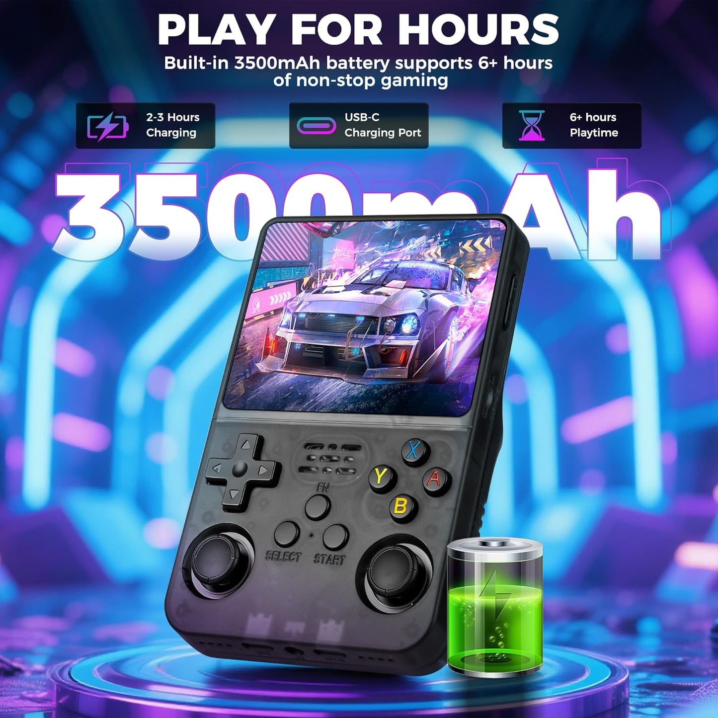 R36S Retro Portable Game Console Built-in 20,000 Classic Games