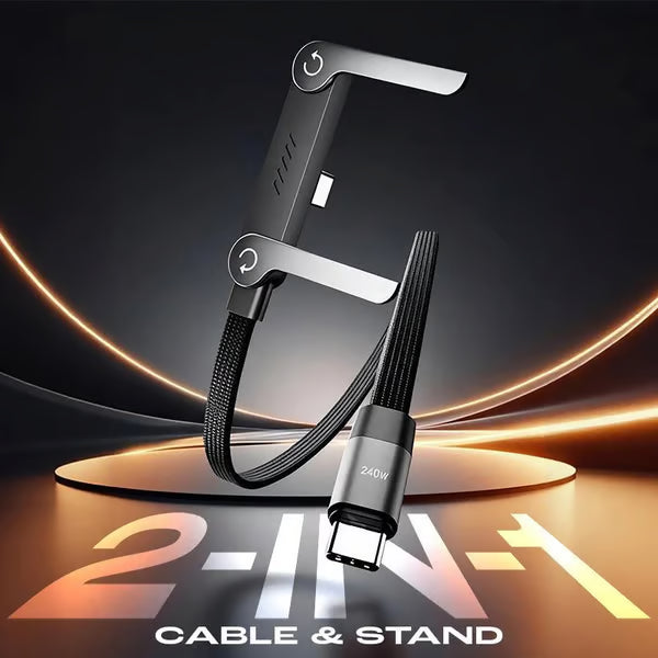 240W  New Super Fast Charging Cable with Stand